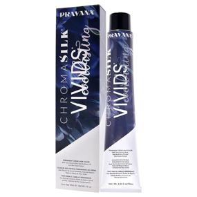 img 1 attached to 🔮 Pravana ChromaSilk Vivids Everlasting Permanent - Violet Reign Unisex 3 oz: Long-lasting Intense Purple Hair Color