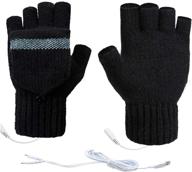 🔥 mittens 2.0: removable double sided heating mittens for enhanced computer accessories & peripherals logo