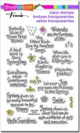 stampendous ssc1239 clear stamps: vibrant spring sentiments for delightful crafts logo