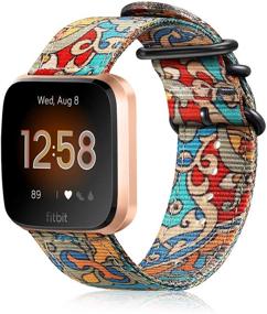 img 4 attached to Fintie Bands Compatible With Fitbit Versa 2 / Versa/Versa Lite Edition Wearable Technology