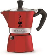 red bialetti 4942 moka express espresso maker logo
