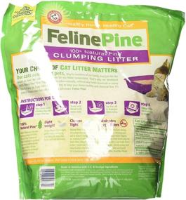 img 3 attached to Feline Pine Clumping Litter, 8 lbs: The Top Choice for Cats