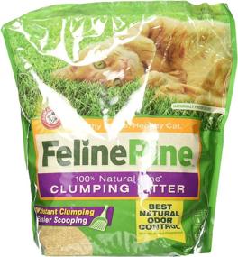 img 4 attached to Feline Pine Clumping Litter, 8 lbs: The Top Choice for Cats