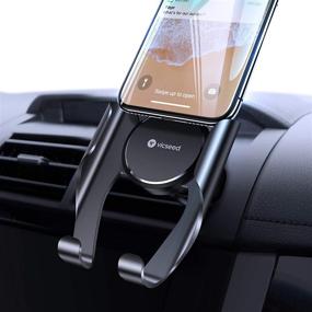 img 4 attached to 🚗 VICSEED Car Phone Mount: Air Vent Handsfree Holder for iPhone 13 12 Pro Max Mini SE 11 Pro Max XR Xs X 8