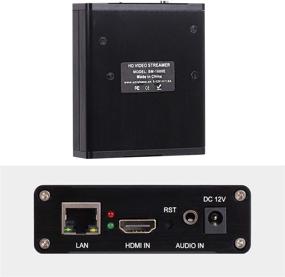 img 1 attached to 📺 UNISHEEN HDMI to IP Video Encoder - H.265 H.264/AVC, 1080P, Live Streaming Box with OLED Display, RTMPS & HTTP Compatibility, Game Streaming on Facebook & YouTube