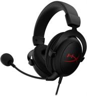 hyperx cloud core gaming headset pc 7.1 surround sound memory foam ear pads logo