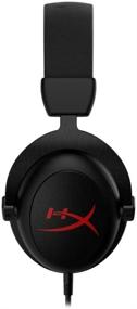 img 1 attached to Гарнитура HyperX Cloud Core для игр на ПК с объемным звуком 7.1 и амбушюрами из памятиформирующей пены.