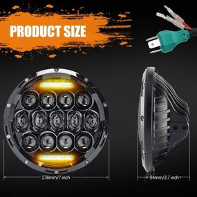 img 3 attached to Uni Light Headlight Approved Motoycycle J005 1Pcs