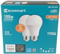 ecosmart white dimmable lumens 2 pack логотип