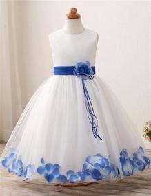 img 1 attached to 🌸 Elegant NNJXD Infant Baby Girls Flower Dress: Perfect for 6-24 Months