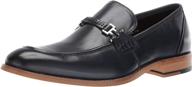 👞 men's stacy adams duval moc toe loafers - slip-on shoes for classic style logo