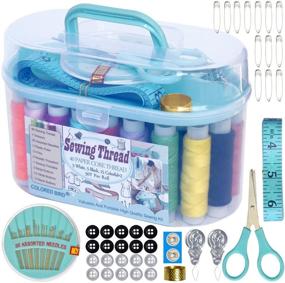 img 4 attached to SewPro: Ultimate Family Repair & Traveler Sewing Kit - Complete Sewing Project Supplies & Organizer
