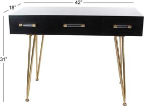 img 2 attached to Deco 79 Metal Table Black