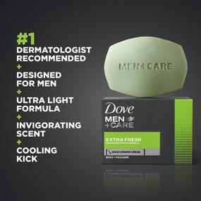 img 1 attached to 🧼 Dove Men+Care Extra Fresh 3 in 1 Bar Soap 10 Bars - Cleanses, Hydrates, and Provides Maximum Moisture - 3.75 oz