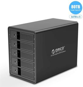 img 2 attached to 💾 ORICO 5 Bay USB 3.0 to SATA Chia Hard Drive Enclosure | 80TB (5 x 16TB) | RAID Support-9558RU3
