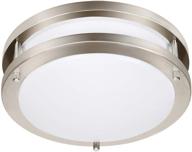 drosbey 36w led ceiling light fixture, 13in flush mount ceiling lamp for bedroom, kitchen, bathroom, hallway, stairwell – super bright 3200 lumens, 5000k daylight white логотип