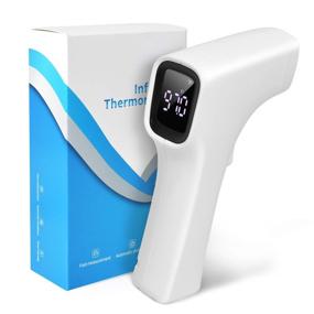 img 4 attached to 🌡️ Non-Contact Infrared Forehead Thermometer with LCD Display - Handheld Electronic Thermometer for Baby Kids & Adult - Forehead and Ear Temperature Gun