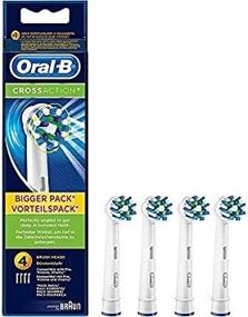 img 1 attached to 🦷 Oral-B Cross Action Toothbrush Heads: Pack of 4 - Achieve 4x Cleaner Teeth!