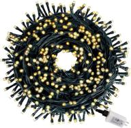 christmas tree lights 750 leds: waterproof fairy string lights for holiday decorations (warm white) логотип