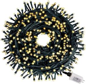 img 4 attached to Christmas Tree Lights 750 LEDs: Waterproof Fairy String Lights for Holiday Decorations (Warm White)