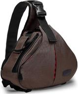 caden camera bag sling backpack camera case waterproof with rain cover tripod holder logo
