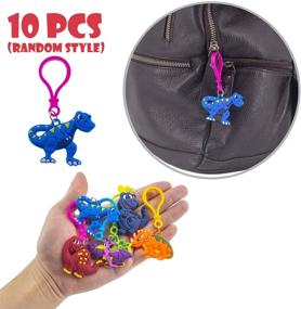 img 2 attached to 🦕 Dinosaur Party Favors: 56 PCS Goodie Bag Fillers & Birthday Prizes for Kids