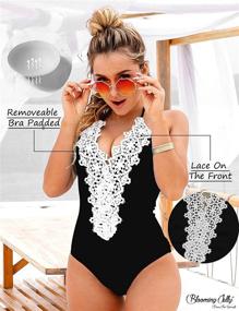 Blooming Jelly Women's Tummy Control Swimsuits Slimming Cute One Piece  Bathing S