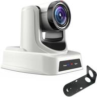 🎥 20x-white ptz camera: 3g-sdi, hdmi, ip streaming outputs, 20x optical zoom - ideal for conference, events, church, school, and more! enhance your live streaming broadcast camera logo