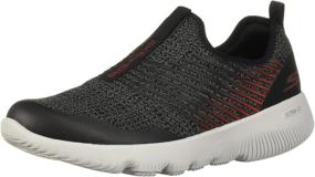 img 4 attached to Skechers Mens Focus Raptor Sneaker Charcoal Men's Shoes