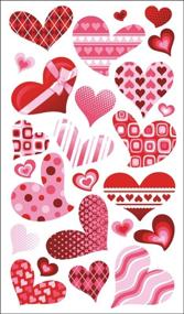 img 1 attached to Sticko 52 00409 Funky Hearts Stickers