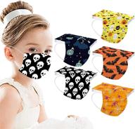 50pc halloween disposable_mask face_mask elastic logo