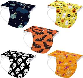 img 1 attached to 50PC Halloween Disposable_Mask Face_Mask Elastic