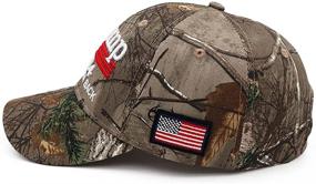 img 1 attached to 🧢 Trump 2024 Hat: Keep America Great Camo, MAGA Embroidered Adjustable Baseball Cap