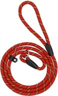 🐶 coolrunner 5 ft nylon dog leash: heavy duty pet slip lead for small & medium dogs (10-80 lb) logo