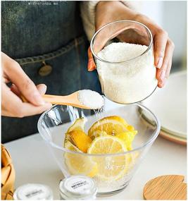 img 2 attached to 🌶️ Wooden Condiment Container Seasoning Canisters: Organize and Elevate Your Kitchen Spice Game!