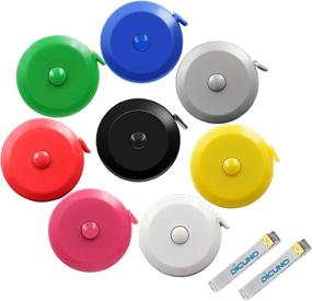 img 4 attached to 📏 DICUNO Retractable Measuring Tape (60-Inch), Soft and Durable for Body Tailoring and Crafting - Get 8 Vibrant Colors!