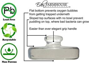 img 1 attached to 🔒 Premium Hand-Crafted Glass Fermentation Weights - Easy Handle for Wide Mouth Mason Jar: Sauerkraut, Pickles, Kimchi & More 6pck, New & Improved 7.1oz