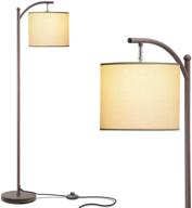 🌟 addlon modern floor lamp with beige linen shade and 9w led bulb - ideal for living room, bedrooms, and more! логотип