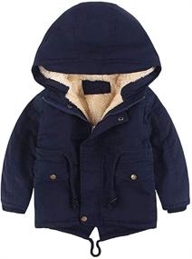 img 4 attached to Enhanced Winter Jackets for Boys: ACE SHOCK Thicken Jackets & Coats