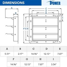 img 2 attached to iPower 12-Inch Square Silver Aluminum Automatic Gravity Shutter Louver Vent