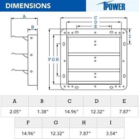 img 3 attached to iPower 12-Inch Square Silver Aluminum Automatic Gravity Shutter Louver Vent