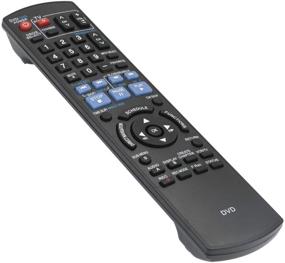 img 1 attached to 📱 High-Quality N2QAYB000197 IR Remote Control for Panasonic DVD VCR DVDR Recorder Combo Models - Replacement for DMR-EZ28 DMR-EZ28K DMR-EZ48V DMR-EZ48