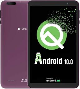 img 1 attached to 📱 Планшет VUCATIMES N8 с 8-дюймовым дисплеем, операционной системой Android 10.0, 32 ГБ встроенной памяти, четырехъядерным процессором, двойной камерой, IPS HD дисплеем, Bluetooth 4.2, и WiFi в лиловом цвете.