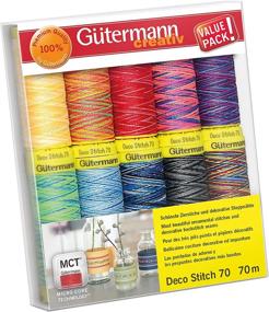 img 4 attached to Gutermann Stitch Thread Reels Multicoloured Sewing