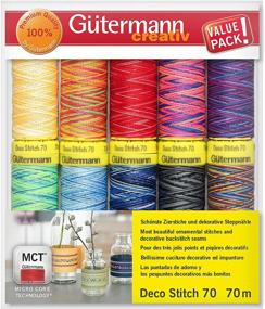 img 3 attached to Катушки с нитками Gutermann разноцветные