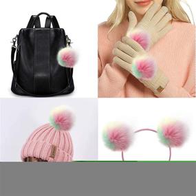 img 3 attached to 🎀 Poms & Pom Maker: DIY Balls, Detachable Shoes, Scarves & Luggage Accessories