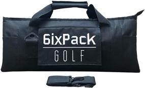 img 3 attached to 🏌️ 6ixPack Golf Insulated Cooler Bag: The Essential Golf Accessory for Men, Designed to Fit Most Golf Bags, Freezer Pack & Shoulder Strap Included, Ideal Golf Gift & Cart Accessory