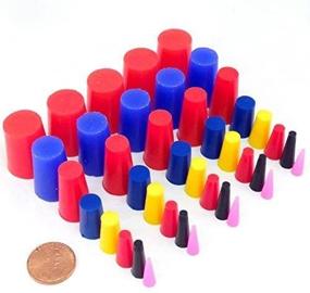img 3 attached to 🔌 High Temp Silicone Rubber Tapered Plug Kit - 40 Pc Set, Ideal for Powder Coating & Custom Painting Supplies