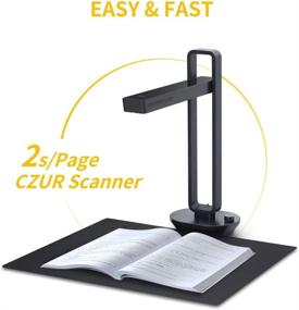 img 3 attached to 📚 CZUR Aura X Pro Personal Portable Book Scanner: Enhanced Mobility Document Scanner with Built-in Battery, Windows & macOS Compatibility
