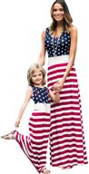 👗 wiwiqs boho striped chevron maxi dresses - summer cute mommy and me option logo